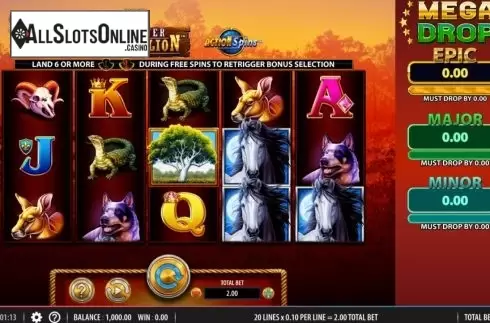 Reel Screen. Silver Stallion from Shuffle Master