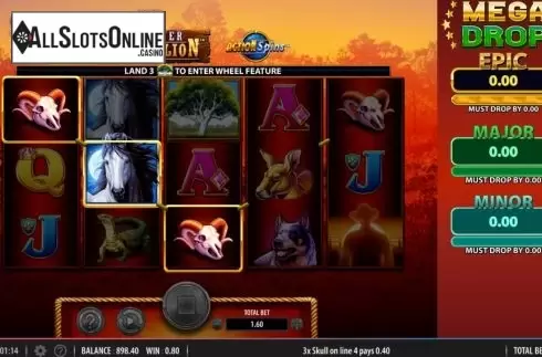 Win Screen 1. Silver Stallion from Shuffle Master