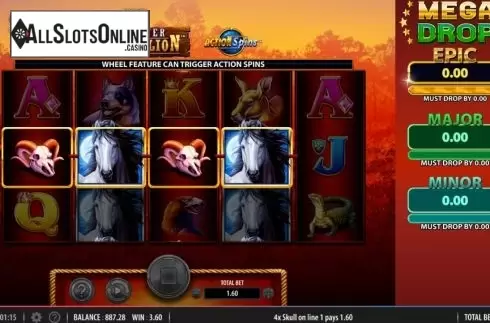 Win Screen 2. Silver Stallion from Shuffle Master