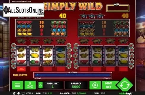 Game Workflow screen . Simply Wild (StakeLogic) from StakeLogic