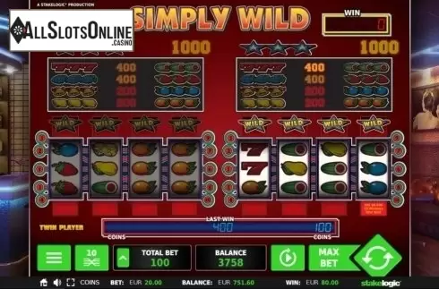 Win Screen 3. Simply Wild (StakeLogic) from StakeLogic
