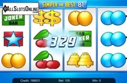Win. Simply the Best 81 (Kajot Games) from KAJOT