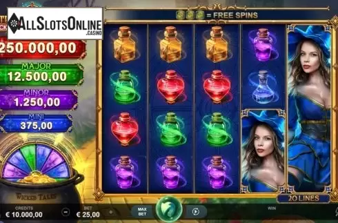Reel Screen. Sisters of Oz Jackpots from Triple Edge Studios