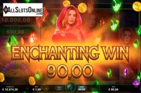 Win Screen . Sisters of Oz Jackpots from Triple Edge Studios