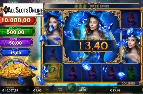 Win Screen 5. Sisters of Oz Jackpots from Triple Edge Studios