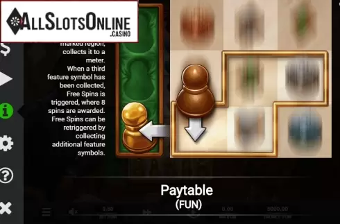 Paytable 4. SjakkMatt from Relax Gaming