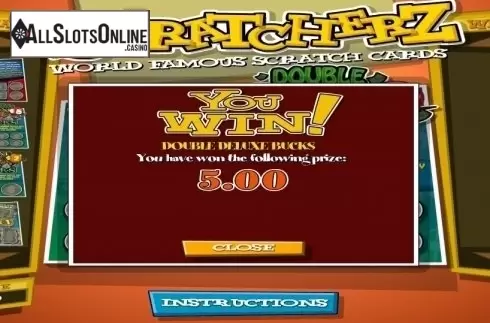 Game Screen. Skratcherz from Betsoft