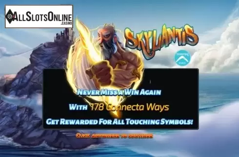 Start Screen. Skylantis from Boomerang Studios