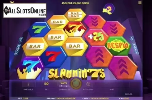 Respin. Slammin' 7s from iSoftBet