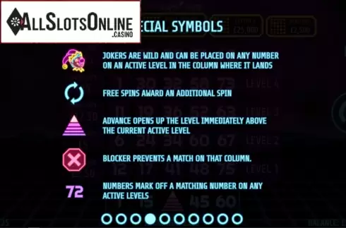 Rules 3. Slingo Advance from Slingo Originals