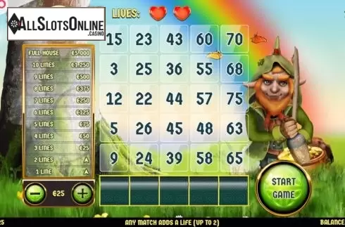 Screen2. Slingo Lucky Streak from Slingo Originals