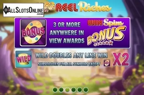 Paytable 3. Slingo Reel Riches from Slingo Originals