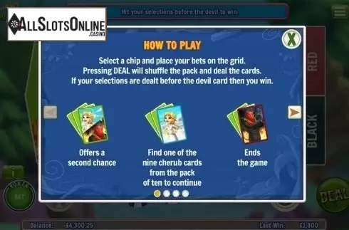 Paytable. Slingo Shuffle Roulette from Slingo Originals