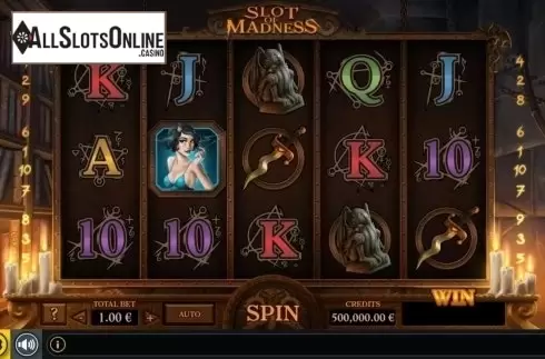 Reel Screen. Slot Of Madness from GAMING1