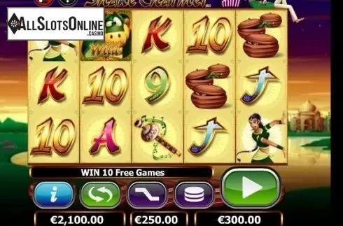 Win screen. The Snake Charmer Mini from NextGen