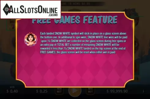 Features 1. Snow White (Ka Gaming) from KA Gaming