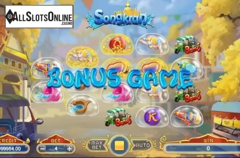 Win screen. Songkran from TIDY