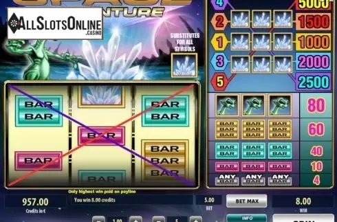 Win screen. Space Adventure (Tom Horn Gaming) from Tom Horn Gaming
