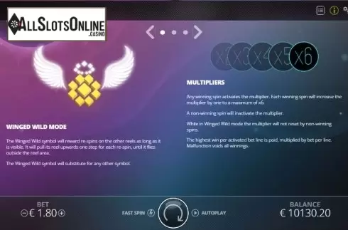 Paytable. Space Arcade (Nolimitcity) from Nolimit City