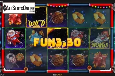 Win Screen 4. Space Christmas from 1X2gaming
