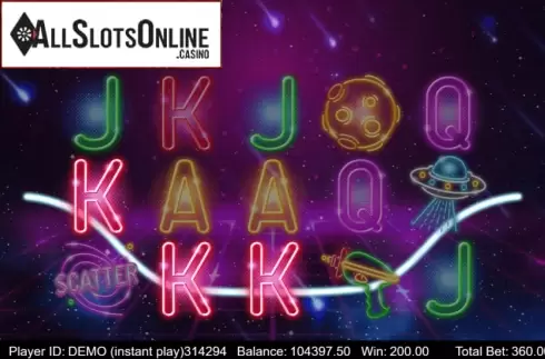 Win Screen. Space Galaxy from Triple Profits Games