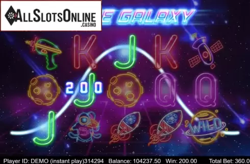 Win Screen 2. Space Galaxy from Triple Profits Games