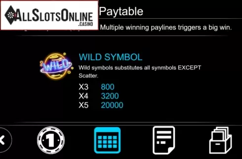 Symbols. Space Galaxy from Triple Profits Games