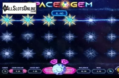 Win Screen. Space Gem (Wazdan) from Wazdan