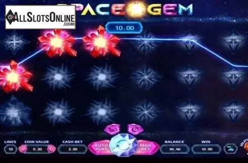 Win Screen. Space Gem (Wazdan) from Wazdan
