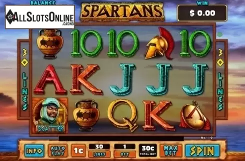 Game Screen. Spartans (GMW) from GMW