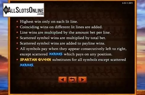 Game Rules. Spartans (GMW) from GMW