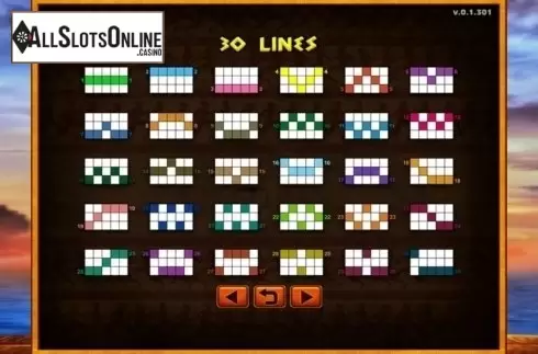 Paylines. Spartans (GMW) from GMW