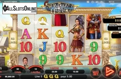 Win Screen 1. Sparta's Honor from SimplePlay