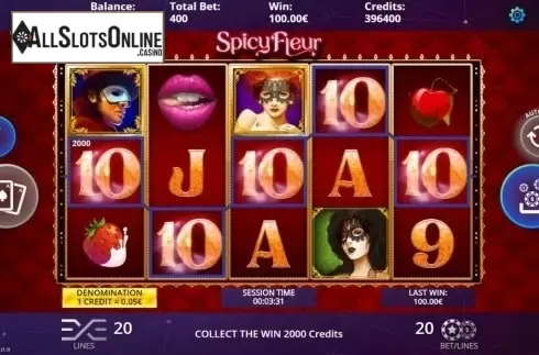 Win Screen. Spicy Fleur from DLV