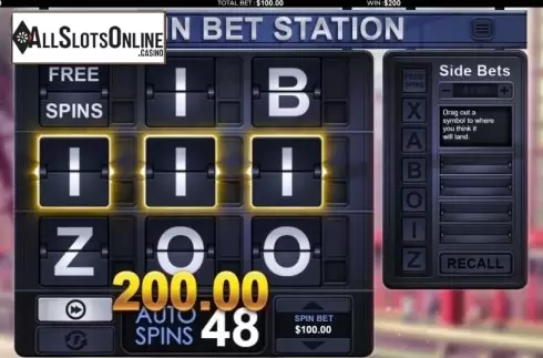 Win Screen 1. Spin Bet Station from Green Jade Games