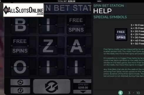 Features 1. Spin Bet Station from Green Jade Games