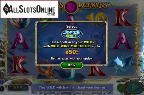 Game features 2. Spin Sorceress from NextGen