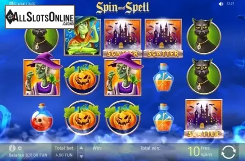 Free Spins 2. Spin and Spell from BGAMING