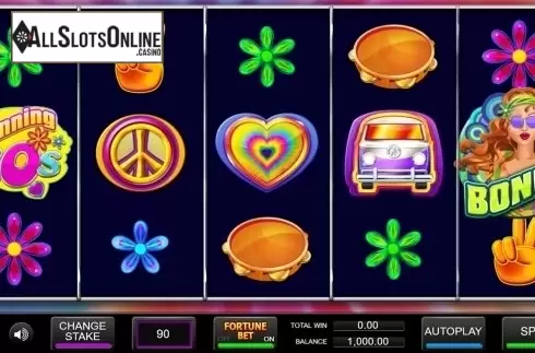 Reels screen. Spinning 60s from Inspired Gaming