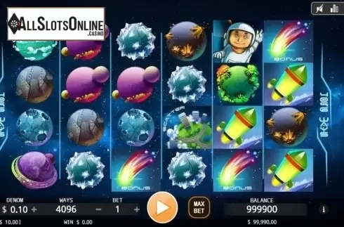 Reel screen. Spinning In Space from KA Gaming