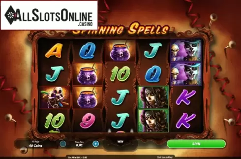 Reel Screen. Spinning Spells from Roxor Gaming