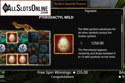 Features 2. Spinosaurus from Booming Games