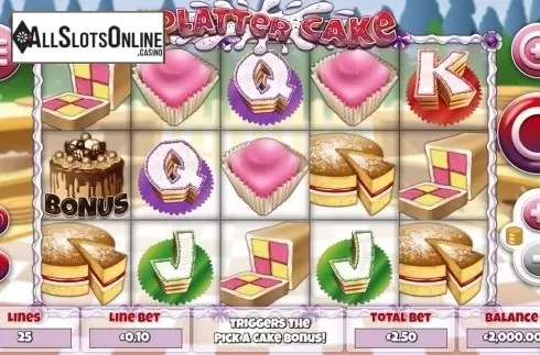 Game Workflow screen . Splatter Cake from Mutuel Play