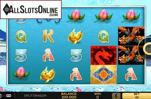 Play Screen 1. Split Dragon from High 5 Games