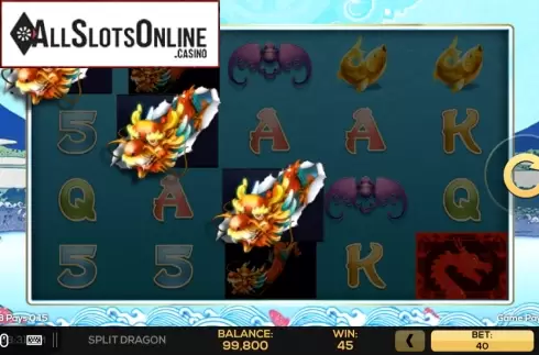 Win Screen 2. Split Dragon from High 5 Games