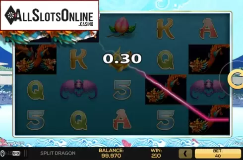 Win Screen 3. Split Dragon from High 5 Games