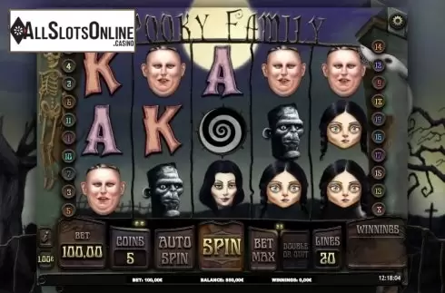 Reels. Spooky Family from iSoftBet
