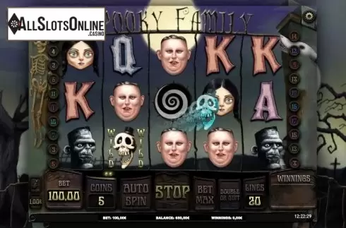 Wild. Spooky Family from iSoftBet