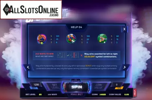 Symbols 2. Sport Slot from Smartsoft Gaming