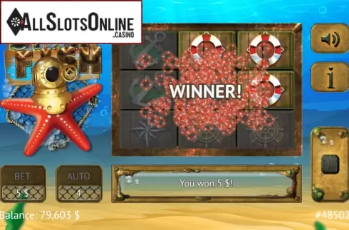 Win Screen. Star Fish from Vermantia